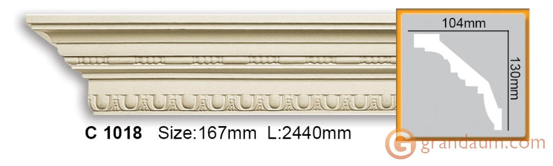 Карниз гибкий Gaudi Decor C 1018 (2,00м) Flexi