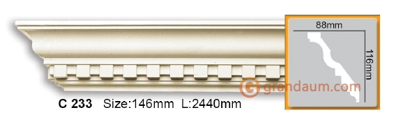 Карниз гибкий Gaudi Decor C 233 (2,00м) Flexi