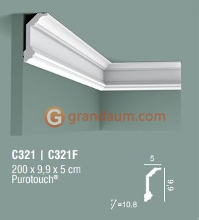 Карниз с гладким профилем Orac Decor C321