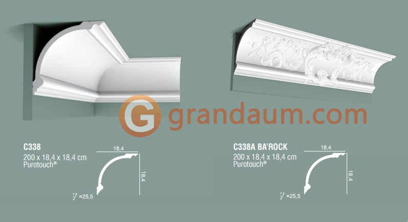 Карниз с гладким профилем Orac Decor C338