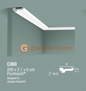 Карниз с гладким профилем Orac Decor C360