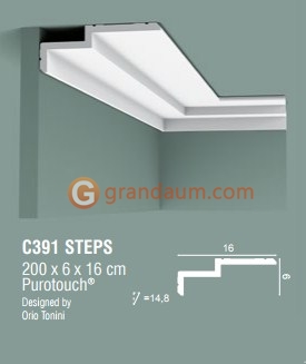 Карниз для скрытого освещения Orac decor  C391