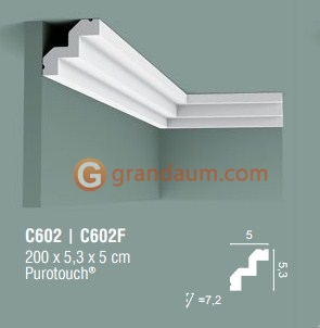 Карниз с гладким профилем Orac Decor C602