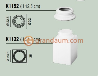 Базы и капители Orac Decor K1152