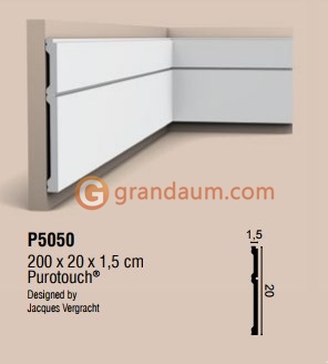 Молдинг с гладким профилем Orac Decor P5050