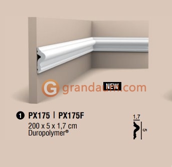 Молдинг с гладким профилем Orac decor PX175