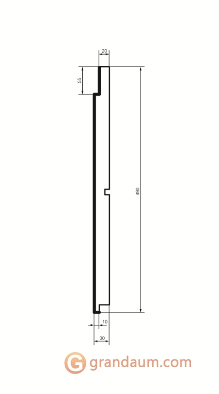 Prestige decor HC 104-30 панель без покрытия (2,00м)