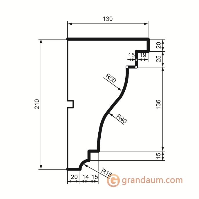 Prestige decor KC 106 без покрытия (2,00м)