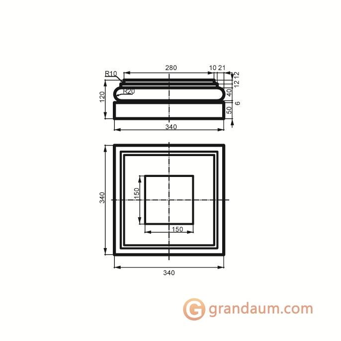 Prestige decor LC 113-3 база без покрытия
