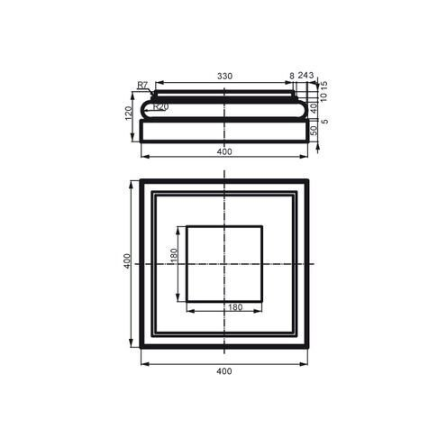 Prestige decor LC 114-3 база без покрытия