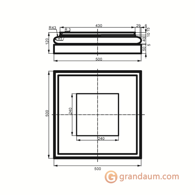Prestige decor LC 115-3 база без покрытия
