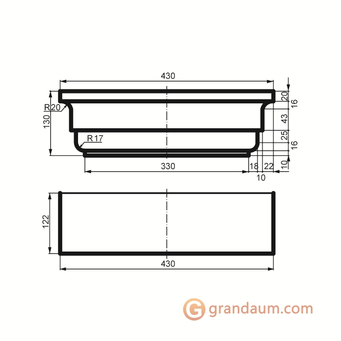 Prestige decor PC 108 капитель без покрытия