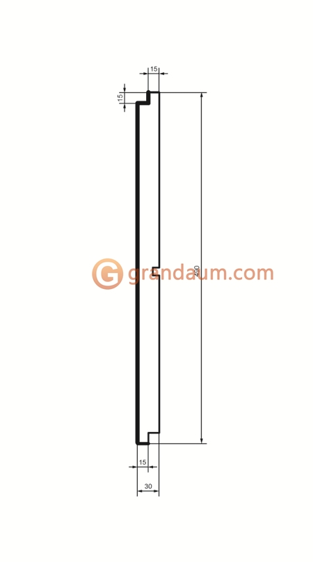 Накладки Prestige decor HC 103-30 панель (2,00м)