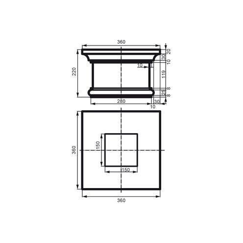 Prestige decor LC 116-1 капитель