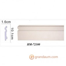 Напольный плинтус с гладким профилем Classic home HM-72100
