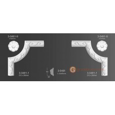Угловые элементы и вставки Classic home 3-0491-1