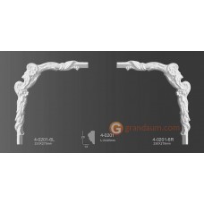 Угловые элементы и вставки Classic home 4-0201-6L/R