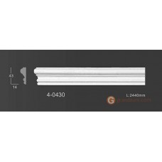 Молдинг с гладким профилем Classic home 4-0430