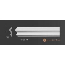 Молдинг с гладким профилем Classic home 4-0710
