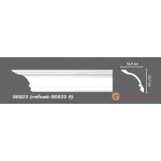 Карниз с гладким профилем Decomaster 96823