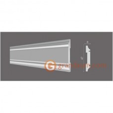 Молдинг с гладким профилем Decor dizayn DD32