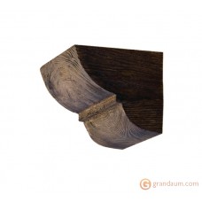 Декоративная балка, Консоль Decowood Модерн ED 017 classic темная 6х9