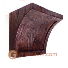 Консоль для балок Decowood Рустик EQ 025 classic темная 19х13