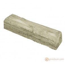 Декоративная балка Decowood Рустик EQ 006 (3.95м) classic белая 12х12