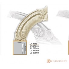 Молдинг радиусный Gaudi Decor LR 3602