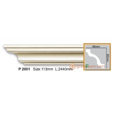 Карниз с гладким профилем Gaudi Decor P2001