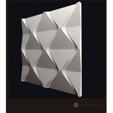 3D панели из гипса Ромбы