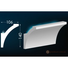 Карниз из гипса для скрытого освещения ТС-6
