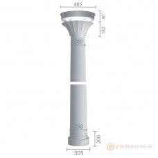 Колонна из гипса ка-39 (энтазис)