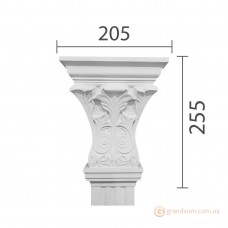 Капитель пилястры из гипса кп-72