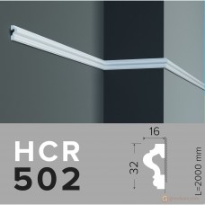 Молдинг с гладким профилем Grand decor HCR 502 (2,00м)
