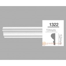Молдинг с гладким профилем Home Decor 1322 (2,44м)