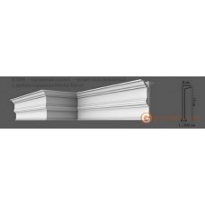 Карниз с гладким профилем Modus decor К 006