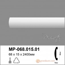 Лепнина Perimeter DP молдинг с гладким профилем MP-068.015.01 240см