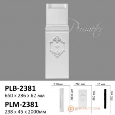 Пилястра Perimeter 283-3 база PLB-2381 