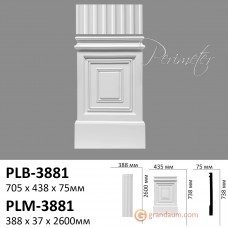 Пилястра Perimeter 388-3 база PLB-3881 