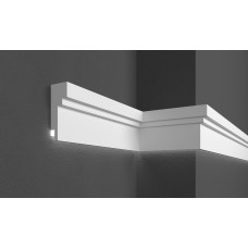 Карниз фасадный для скрытого освещения Prestige decor KC 303LED (2.00м)