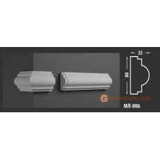 Молдинг фасадный Fastrock МЛ-006 35*80 MM