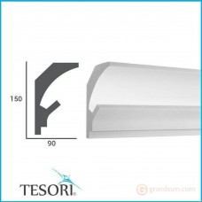 Карниз для скрытого освещения Tesori KD202 (1.15м)